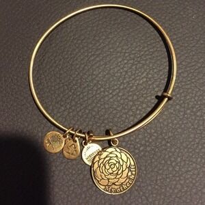 Alex‎ and Ani My Other Half Charm Bangle Bracelet Expandable USA Made